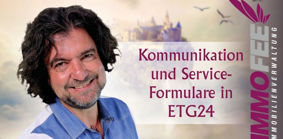 Online-Kommunikation und Serviceformulare in ETG24