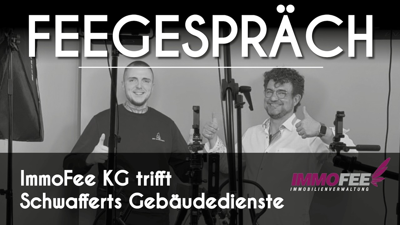 FeeGespräch: ImmoFee KG trifft Schwafferts Gebäudedienste