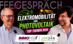 Elektromobilität und Photovoltaik: ImmoFee trifft Jordan Elektrotechnik